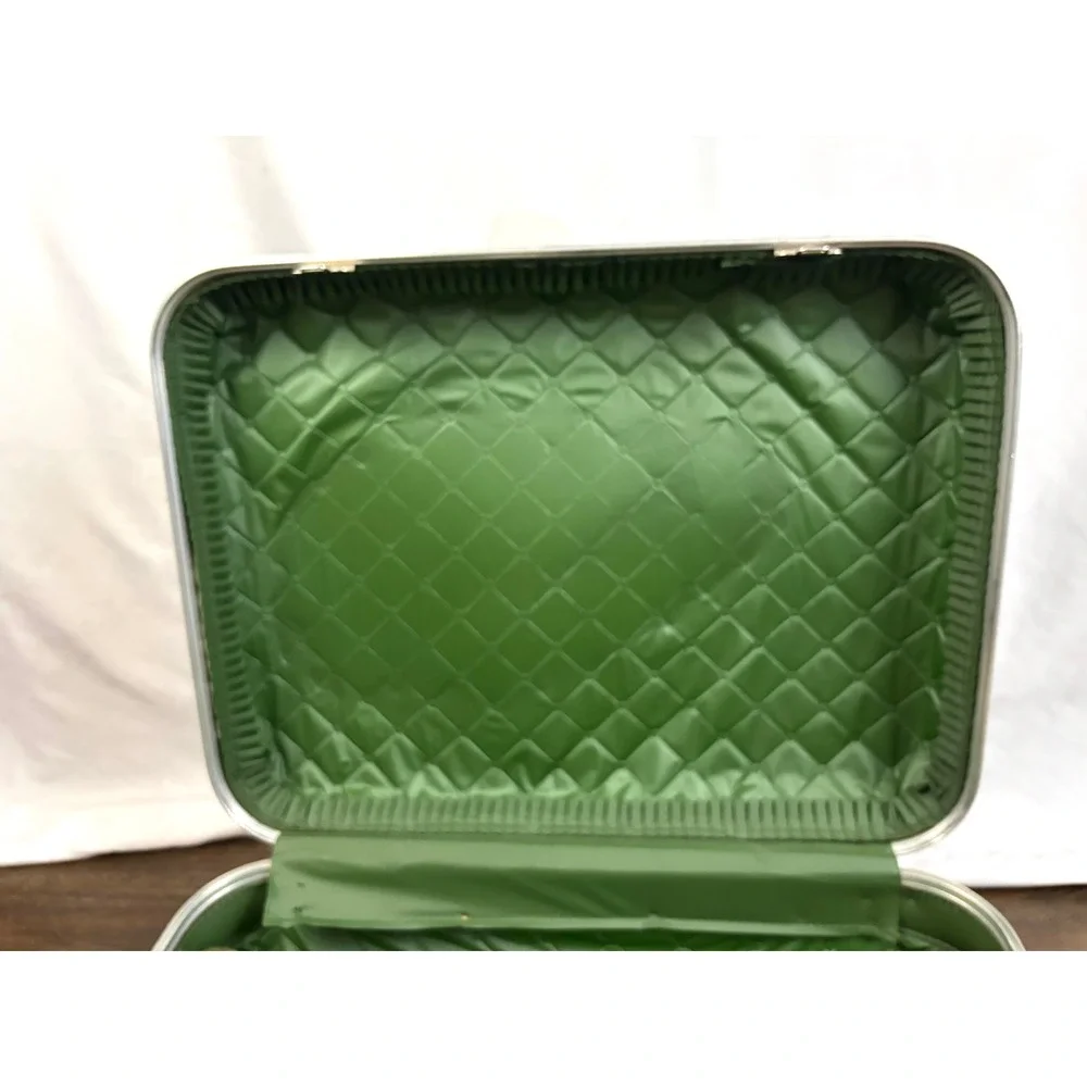 Vintage Green Hard-Shell Suitcase